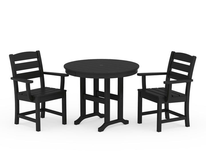 POLYWOOD® Lakeside 3-Piece Round Dining Set