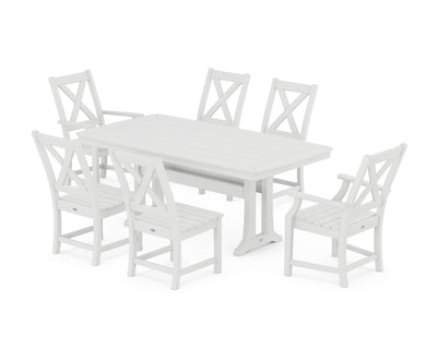 Braxton 7-Piece Dining Set with Trestle Legs