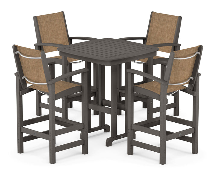POLYWOOD® Coastal 5-Piece Bar Set
