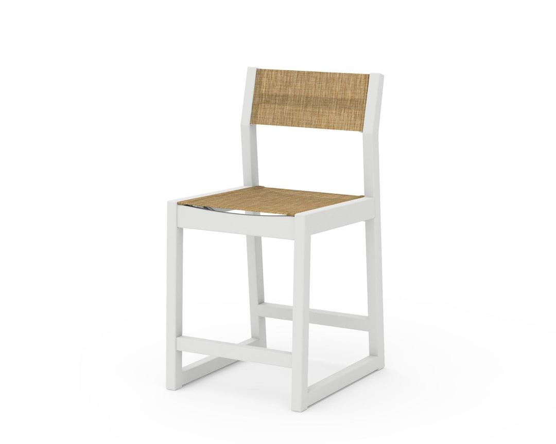 POLYWOOD® EDGE Sling Counter Side Chair