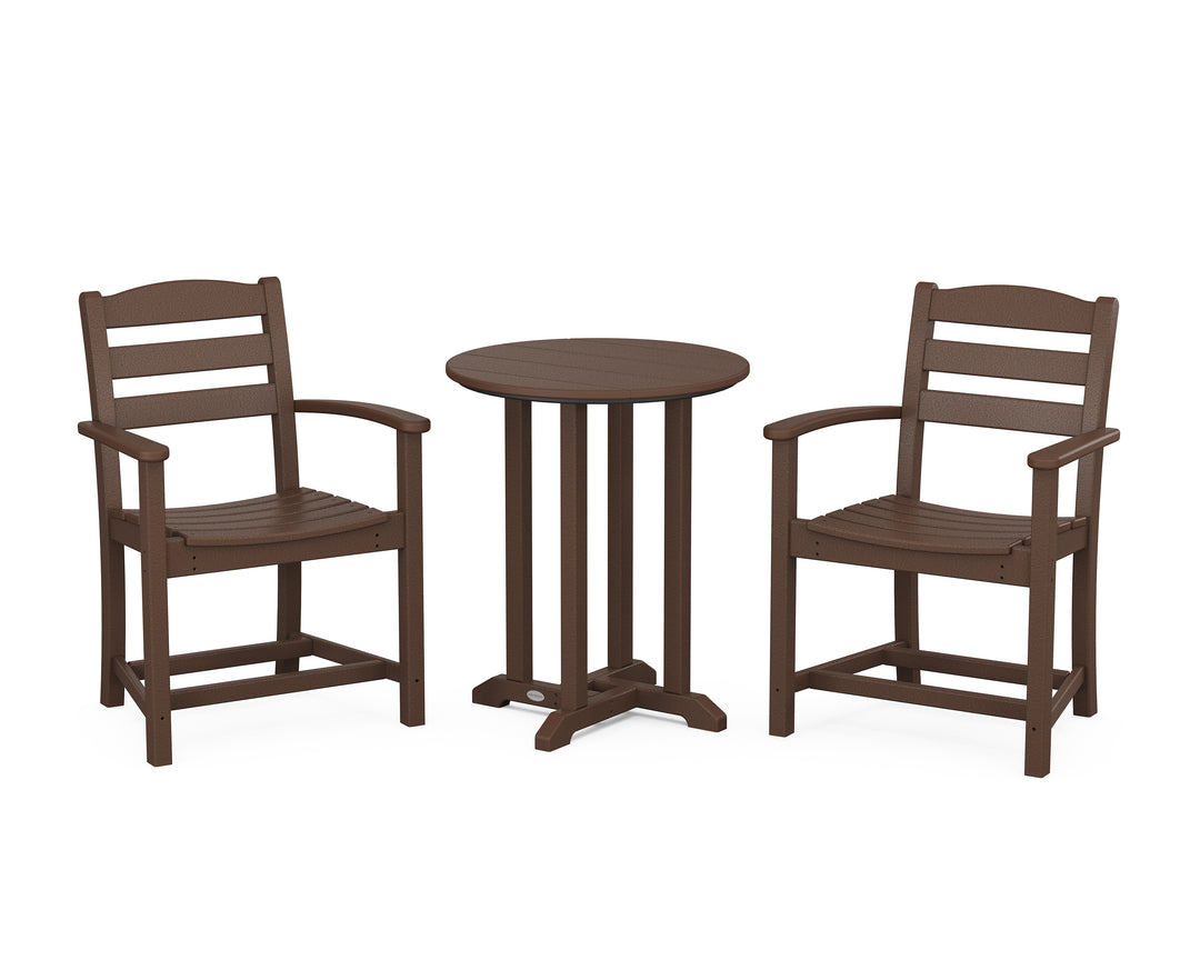 POLYWOOD® La Casa Café 3-Piece Round Bistro Dining Set