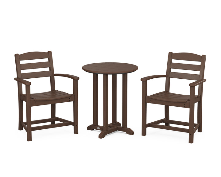 POLYWOOD® La Casa Café 3-Piece Round Bistro Dining Set
