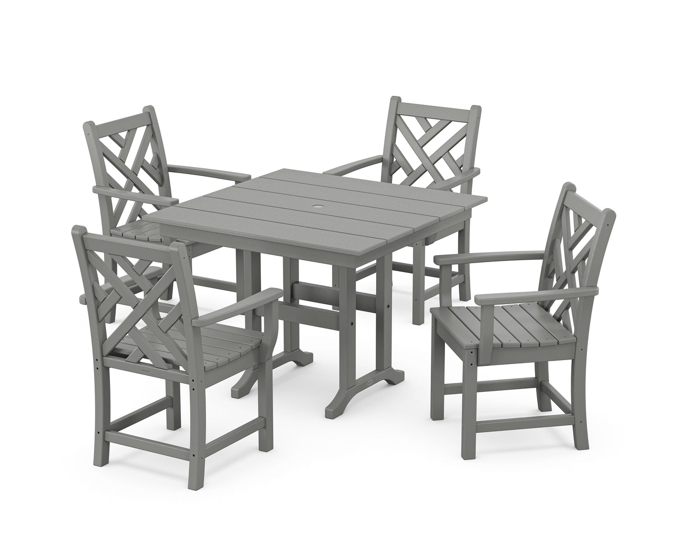 Chippendale 5-Piece Farmhouse Dining Set