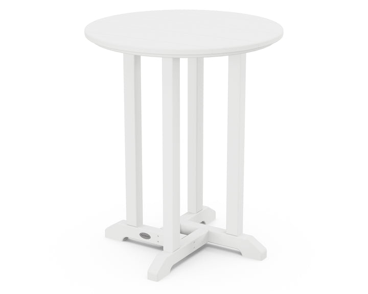 POLYWOOD® 24" Round Farmhouse Bistro Table