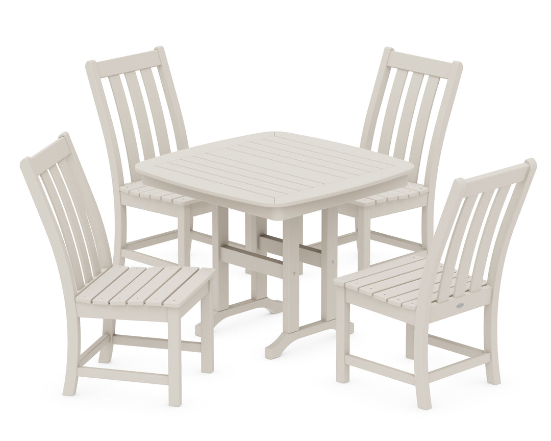 POLYWOOD® Vineyard 5-Piece Side Chair Dining Set