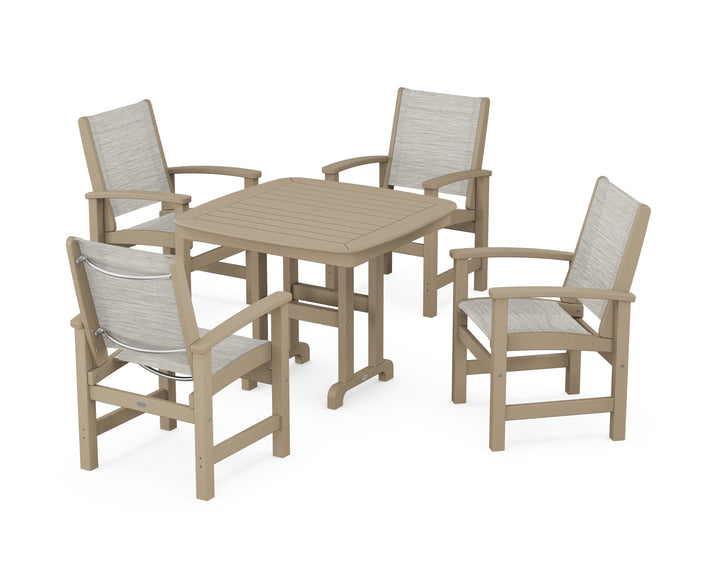 POLYWOOD® Coastal 5-Piece Dining Set