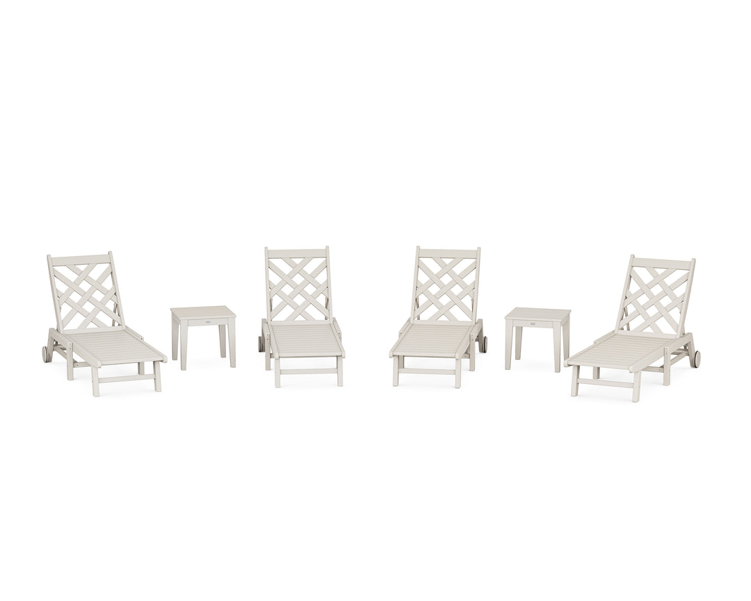 Country Living Wovendale 6-Piece Chaise Set with Wheels