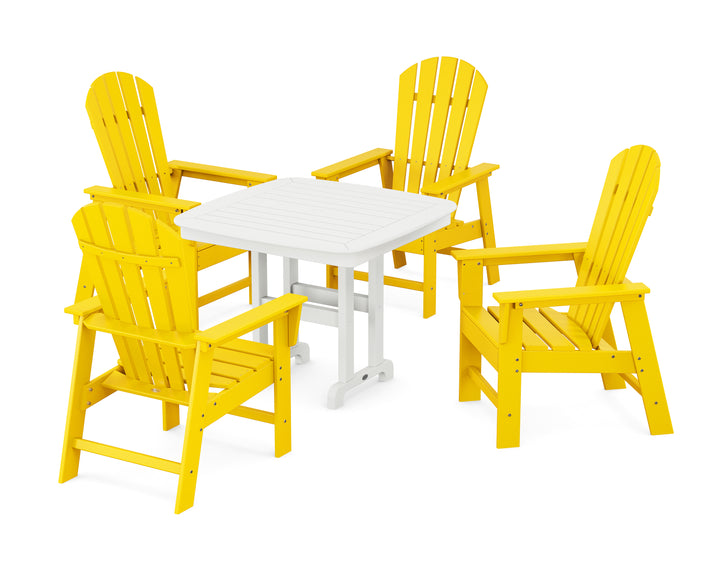POLYWOOD® South Beach 5-Piece Farmhouse Dining Set