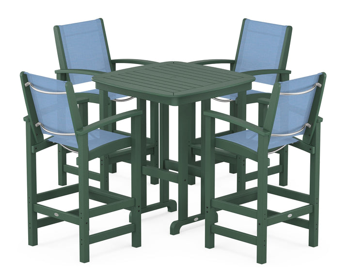 POLYWOOD® Coastal 5-Piece Bar Set