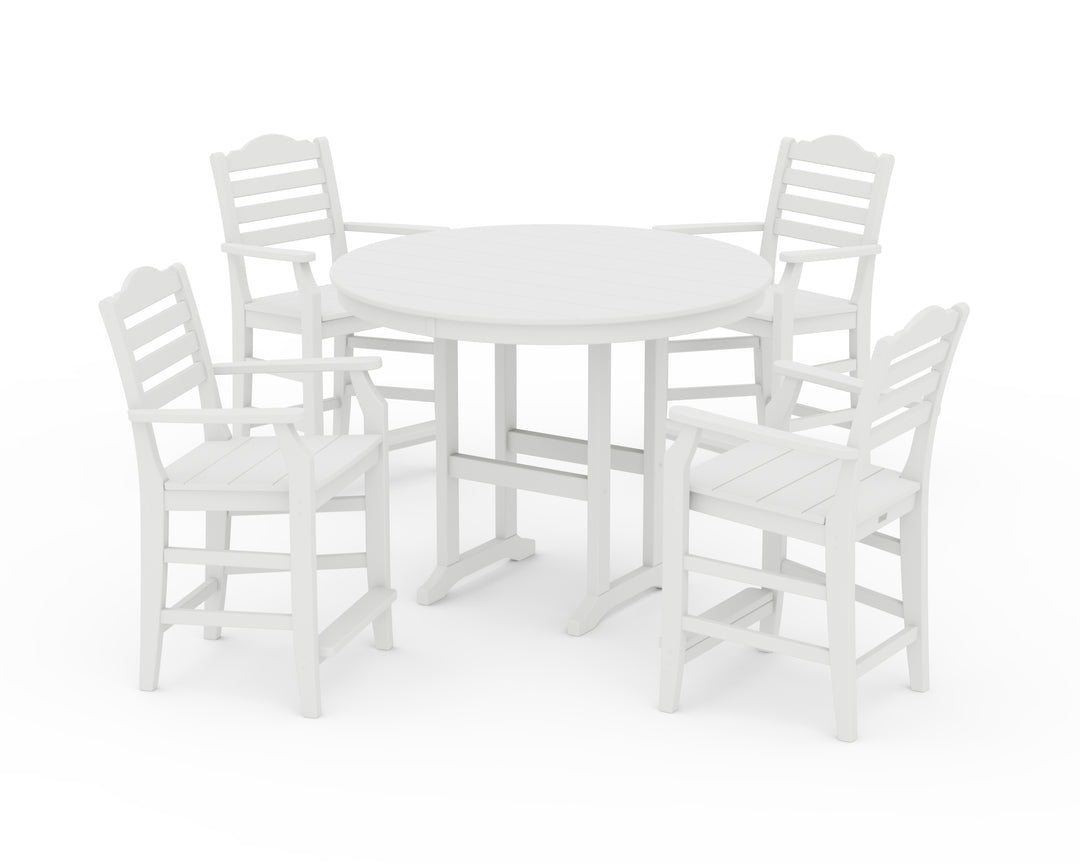 Draper James™ by  POLYWOOD® Savannah 5-Piece Round Farmhouse Counter Set