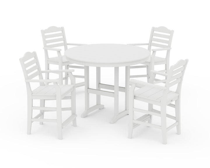 Draper James™ by  POLYWOOD® Savannah 5-Piece Round Farmhouse Counter Set