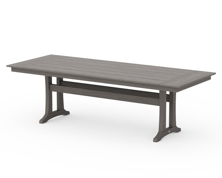 POLYWOOD® Farmhouse Trestle 38" x 96" Dining Table
