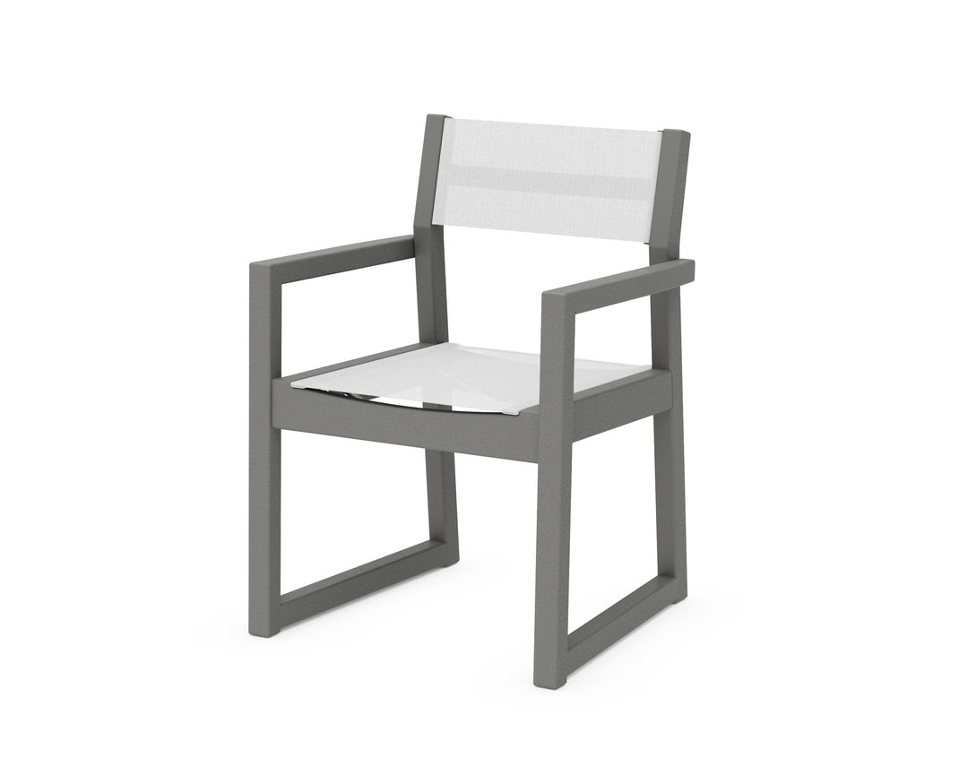 POLYWOOD® EDGE Sling Dining Arm Chair