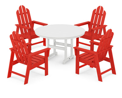 Long Island 5-Piece Round Farmhouse Dining Set