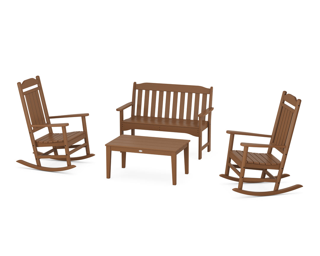 Country Living Cottage Legacy Rocking Chair 4-Piece Porch Set