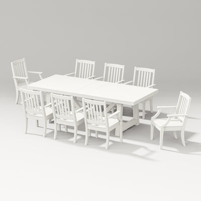 Estate 9-Piece A-Frame Table Dining Set