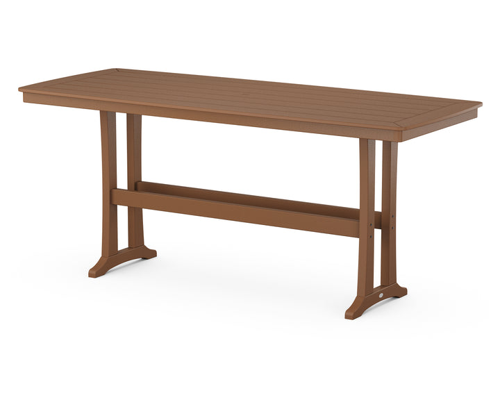 POLYWOOD® Nautical Trestle 39” x 97” Bar Table