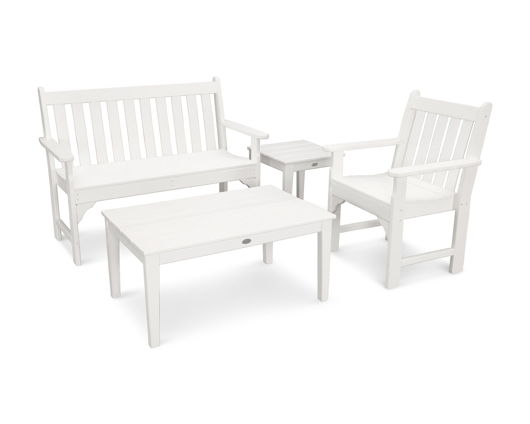 POLYWOOD® Vineyard 4-Piece Bench Seating Set