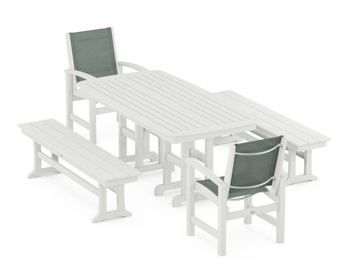 POLYWOOD® Coastal 5-Piece Dining Set