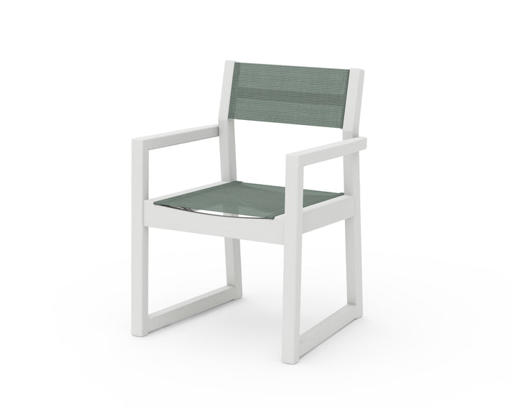 POLYWOOD® EDGE Sling Dining Arm Chair