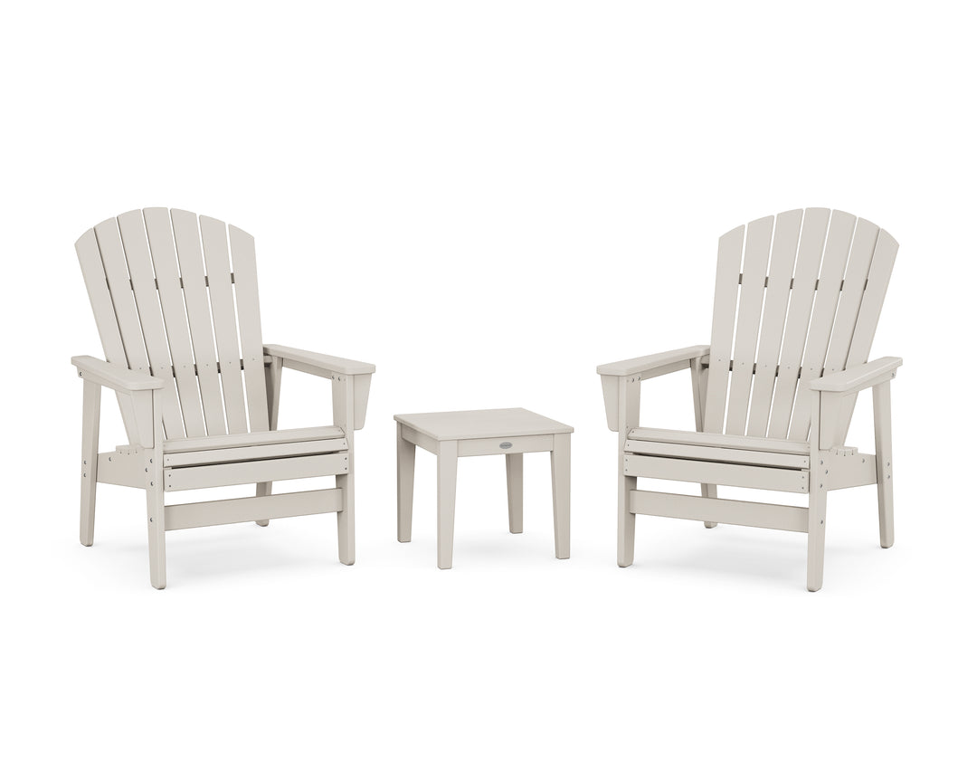 POLYWOOD® 3-Piece Nautical Grand Upright Adirondack Set