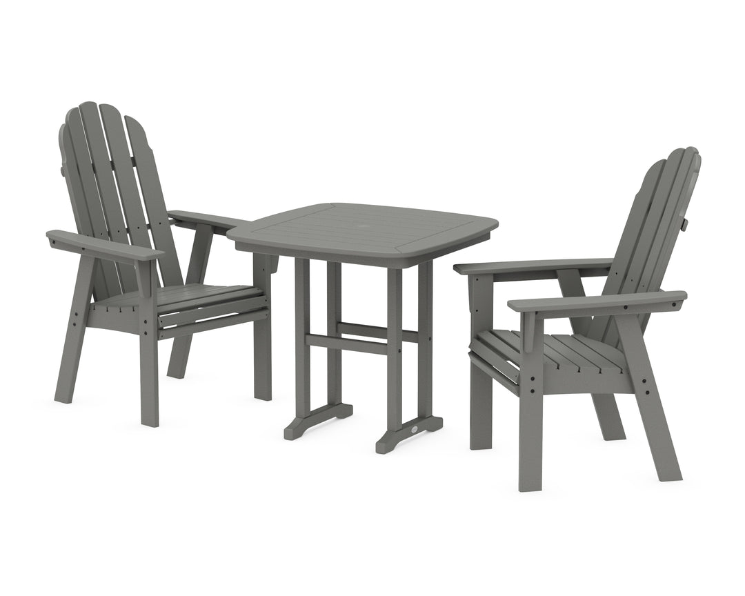 POLYWOOD® Vineyard Adirondack 3-Piece Dining Set