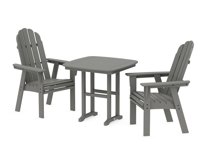 POLYWOOD® Vineyard Adirondack 3-Piece Dining Set