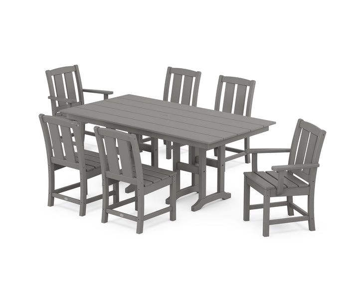 POLYWOOD® Mission 7-Piece Farmhouse Dining Set