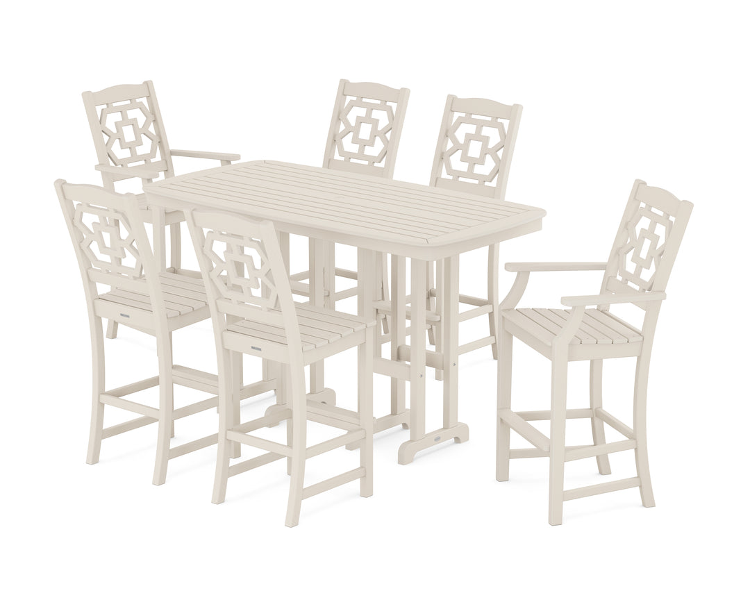 Martha Stewart by POLYWOOD® Chinoiserie 7-Piece Bar Set