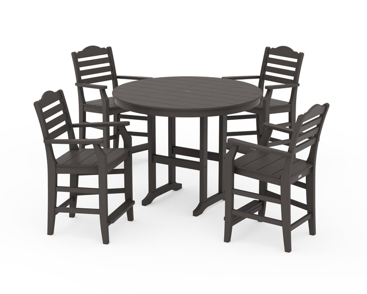 Draper James™ by  POLYWOOD® Savannah 5-Piece Round Farmhouse Counter Set
