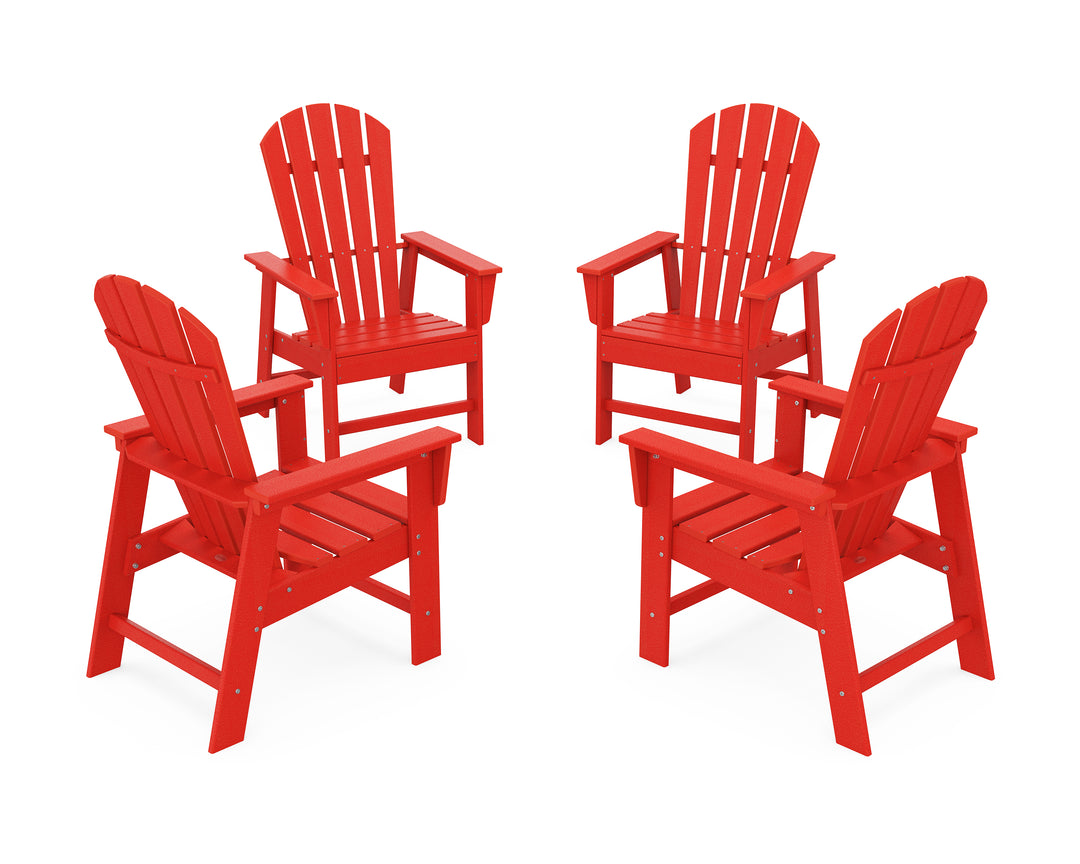 POLYWOOD® 4-Piece South Beach Casual Chair Conversation Set