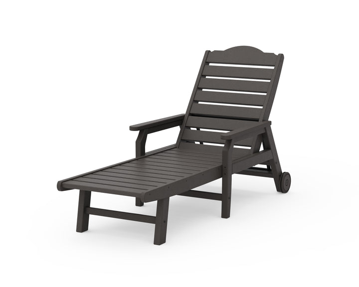 Draper James™ by  POLYWOOD® Savannah Chaise with Arms and Wheels