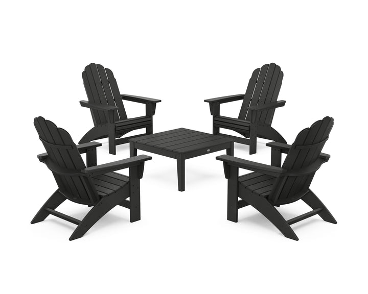 POLYWOOD® 5-Piece Vineyard Grand Adirondack Chair Conversation Group