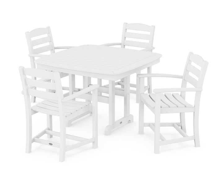POLYWOOD® La Casa Café 5-Piece Dining Set with Trestle Legs