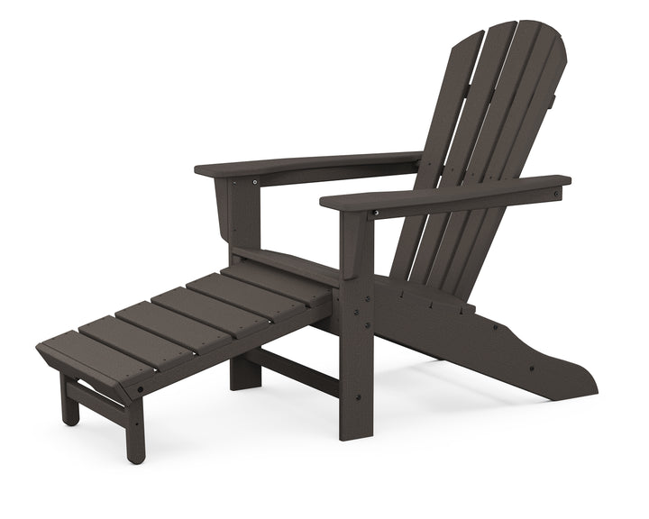 POLYWOOD® Palm Coast Ultimate Adirondack with Hideaway Ottoman