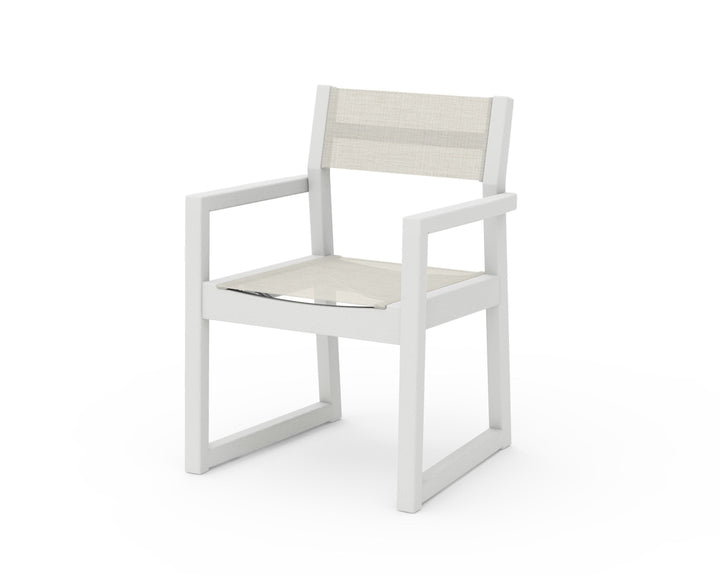 POLYWOOD® EDGE Sling Dining Arm Chair