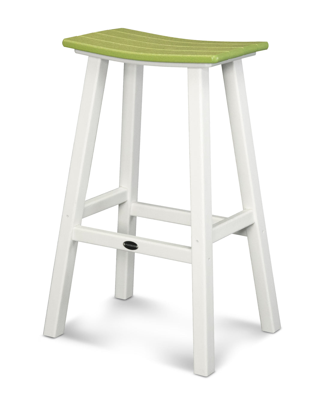 POLYWOOD® Contempo 30" Saddle Bar Stool