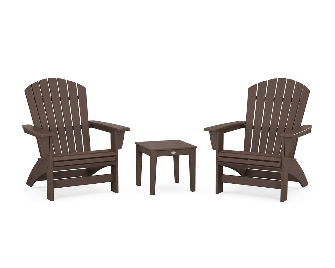 POLYWOOD® 3-Piece Nautical Grand Adirondack Set