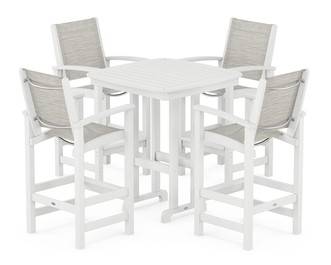 POLYWOOD® Coastal 5-Piece Bar Set