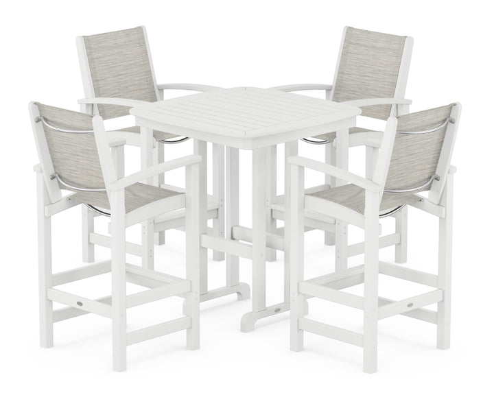 POLYWOOD® Coastal 5-Piece Bar Set