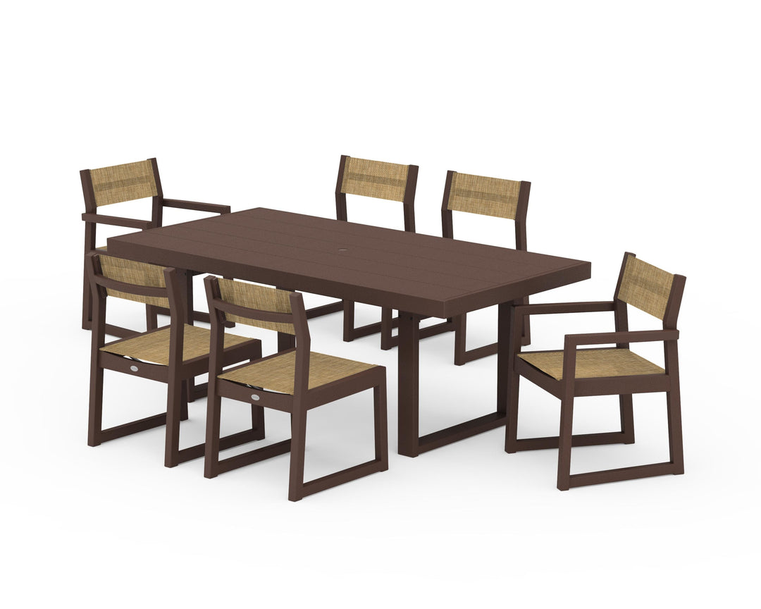 POLYWOOD® EDGE Sling 7-Piece Dining Set