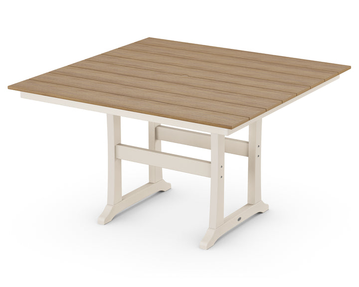 POLYWOOD® Farmhouse Trestle 59" Counter Table