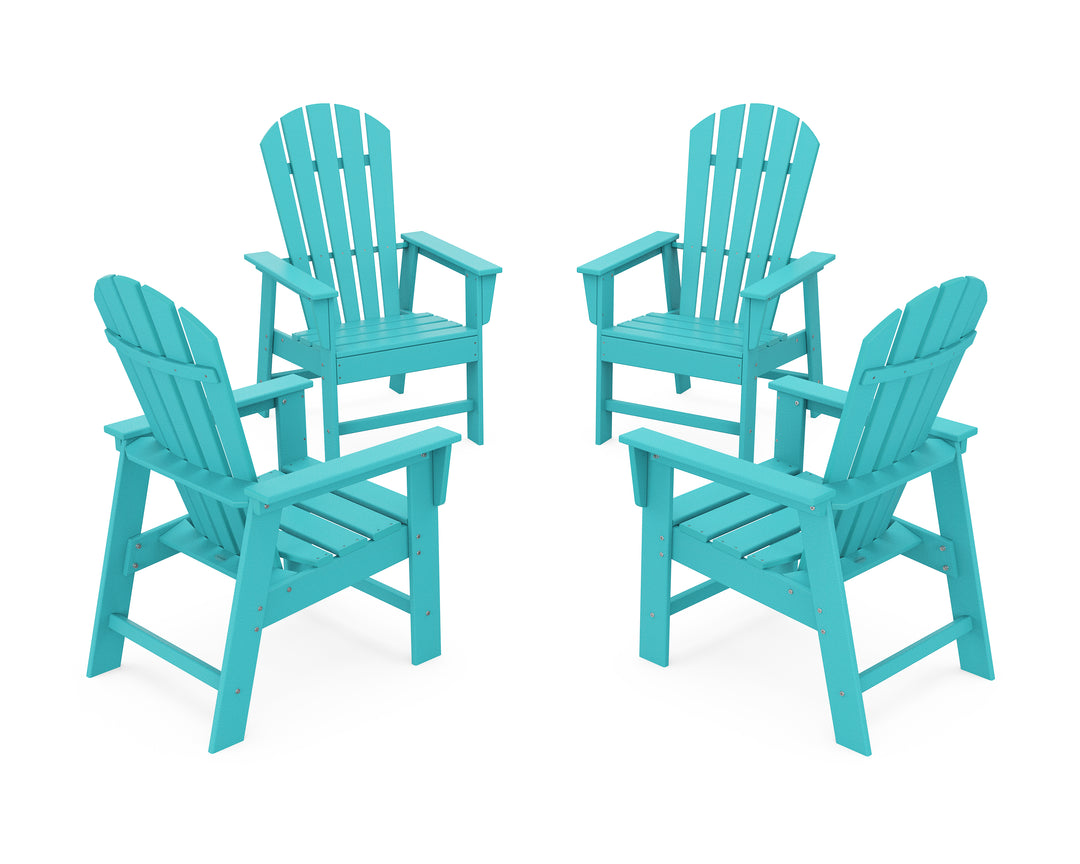 POLYWOOD® 4-Piece South Beach Casual Chair Conversation Set