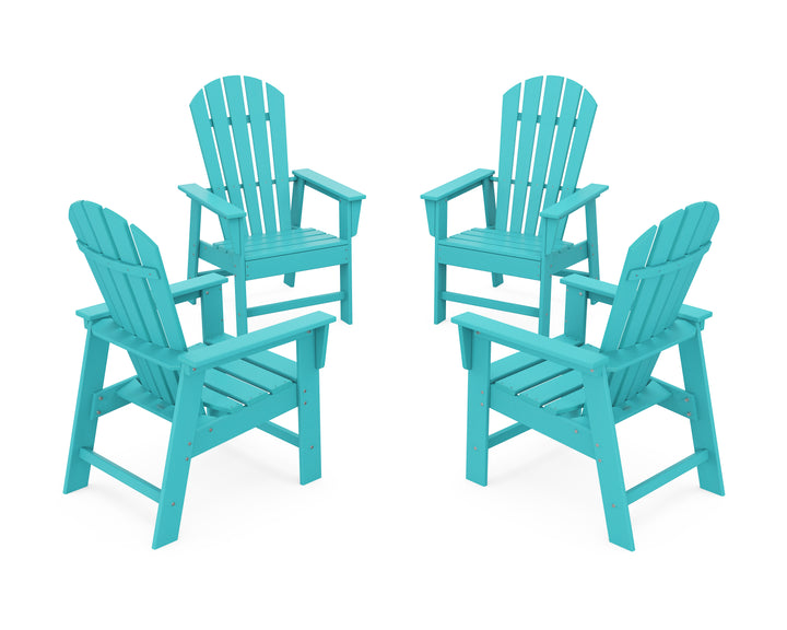POLYWOOD® 4-Piece South Beach Casual Chair Conversation Set