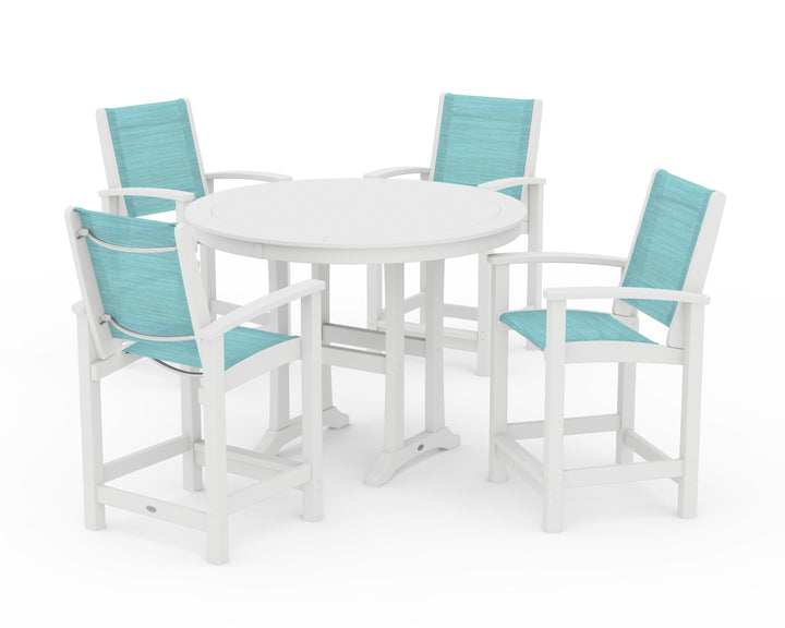 POLYWOOD® Coastal 5-Piece Counter Set