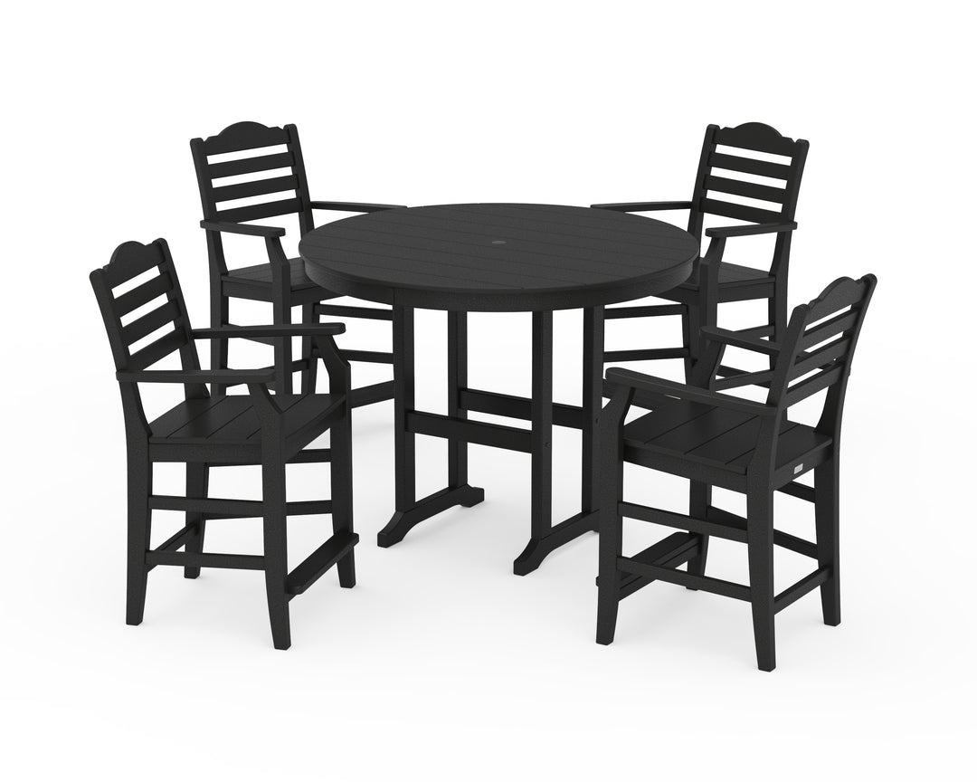 Draper James™ by  POLYWOOD® Savannah 5-Piece Round Farmhouse Counter Set