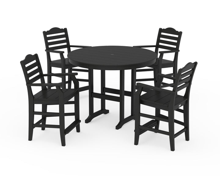 Draper James™ by  POLYWOOD® Savannah 5-Piece Round Farmhouse Counter Set
