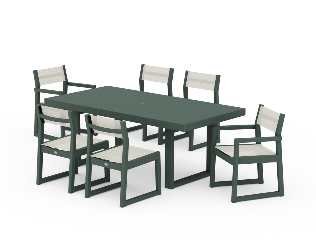 POLYWOOD® EDGE Sling 7-Piece Dining Set