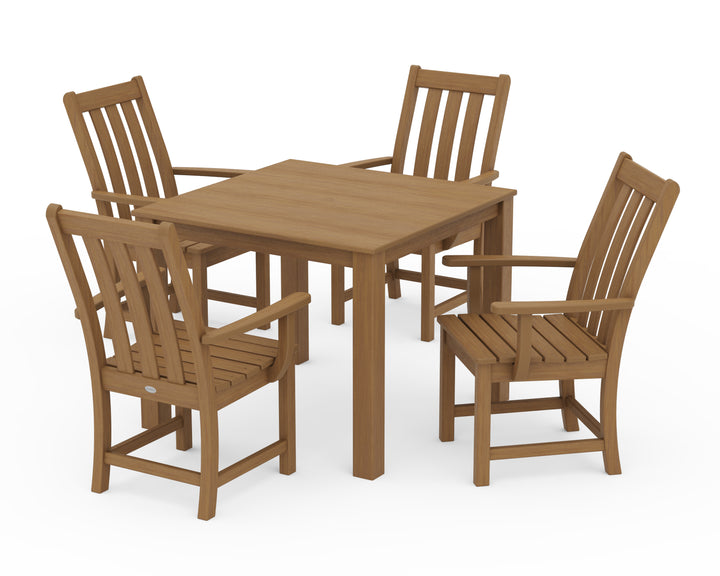 POLYWOOD® Vineyard 5-Piece Parsons Dining Set