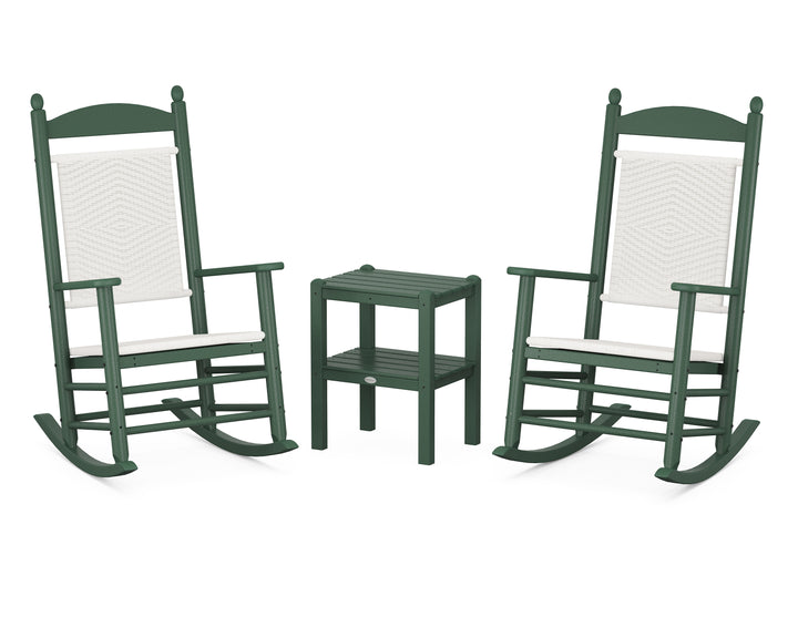 POLYWOOD® Jefferson 3-Piece Woven Rocker Set